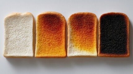 Toast Browning Stages Progression