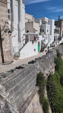 Amazing view of The Old town of Monopoli, Apulia Region, Italy