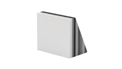 Stack of Thick White and Gray Boards