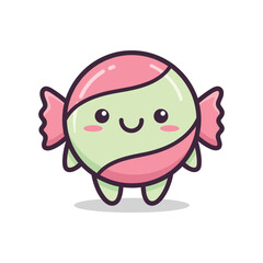 Obraz premium Adorable Cartoon Goldfish Character Illustration