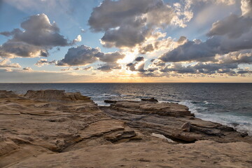 和歌山県, 白浜町の千畳敷と夕日