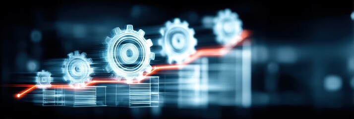 performance focused organization illustrating operation streamlined for efficiency while progress and improvement increase profit and result