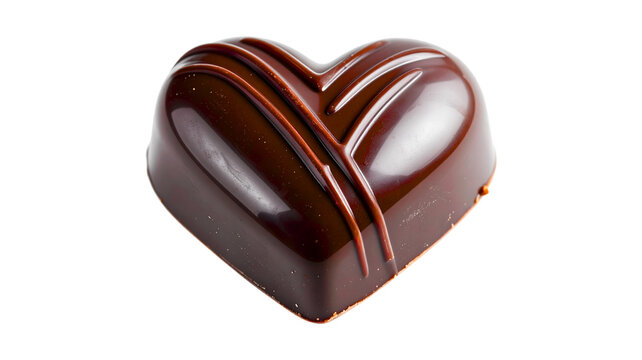 Delicious chocolate heart, perfect for gifting or indulging. Ideal for Valentine's Day or romantic occasions.