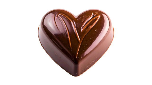 Delicious chocolate heart, perfect for gifting or indulging. Ideal for Valentine's Day or romantic occasions.