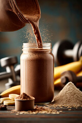 Creamy Chocolate Banana Bliss mocktail