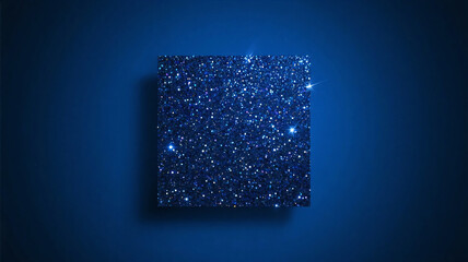 Deep blue sparkling glitter powder. Glitter. Generated images, abstract photos.Emerald color. Pastel.