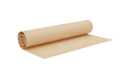 Brown Paper Roll and Sheet.