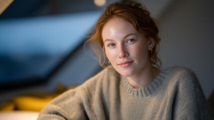 Light therapy session at home with individual sitting near light box, mood improvement concept, winter blues support, mental wellness, relaxation, daily routine and modern healthcare approach