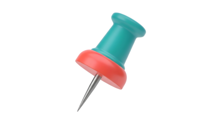 Colorful Push Pin with Metal Point.
