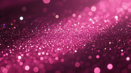 Deep pink sparkling glitter powder. Glitter. Generated images, abstract photographs. background image.
