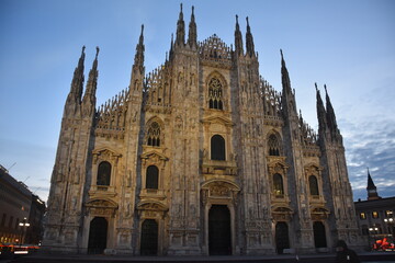 Fototapeta premium milan cathedral duomo