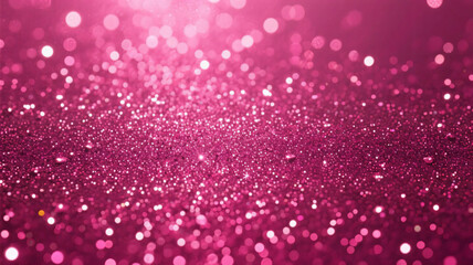 Deep pink sparkling glitter powder. Glitter. Generated images, abstract photographs. background image.