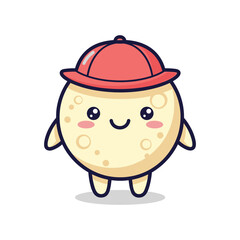 Cute Cookie Character Illustration
