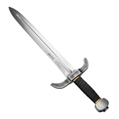 Ancient Steel Sword Black Background
