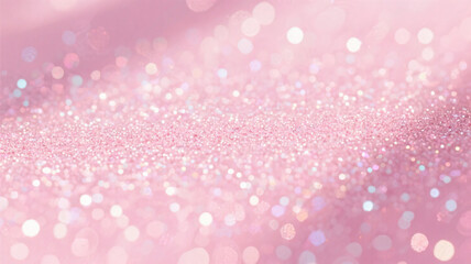 Pale pink sparkling glitter powder. Glitter. Generated images, abstract photographs.