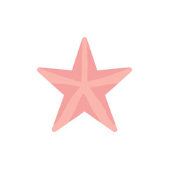 Fototapeta premium red star on white background