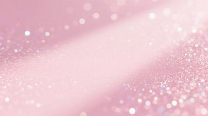 Pale pink sparkling glitter powder. Glitter. Generated images, abstract photographs.