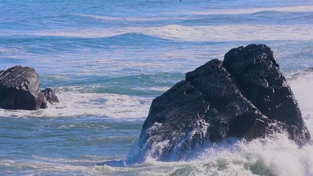 the eternal and healing rhythm of the ocean&mdash;waves washing over a sandy beach in continuous succession