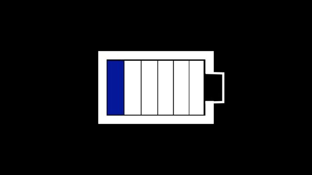 battery charge level icon. Battery icon vector for web and mobile app. Discharged and fully charged battery
