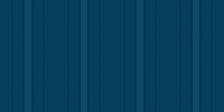 Mmooth seamless background stripe, postcard pattern texture fabric. Tix vector textile vertical lines in cyan and dark colors.