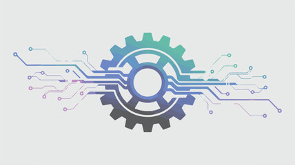 Gear with Circuit Board technology innovation engineering
