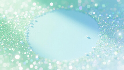 Deep pink sparkling glitter powder. Glitter. Generated images, abstract photos.Emerald color. Pastel.