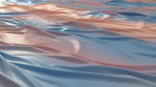 Soft Abstract Waves Pastel Colors Create Serene Calming Atmosphere Water Ripple Texture Evoke Tranquil Emotions Gentle Motion Peace Reflect Light Beautiful Look Visual Escape