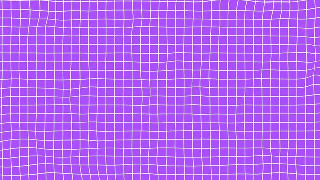 Abstract background animation wave grid lines square purple soft aesthetic cute