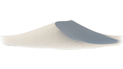 Desert sand dune with shadow. Landscape background.