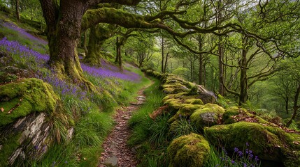 Nature-inspired visual concepts exploring seasons, sustainability, eco lifestyle, and mindfulness through immersive perspectives and diverse artistic styles.