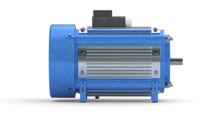 electric motor  on white background