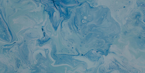 Obraz premium Luminous Flow: Exploring the Magic of Liquid Art in Oil Paint 