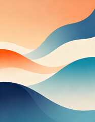 Fototapeta premium Abstract Wave Layers