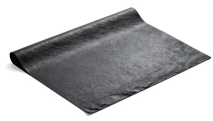 Textured Slate Plate: A close-up view reveals the raw elegance of a black slate plate, its textured surface hinting at the natural beauty and the subtle nuances of its formation. 