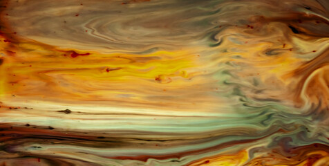 A Backdrop of Vibrant Colors, Texture, and Gold Elements