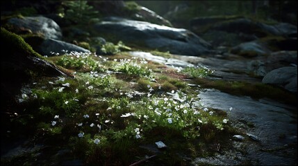 Nature-inspired visual concepts exploring seasons, sustainability, eco lifestyle, and mindfulness through immersive perspectives and diverse artistic styles.