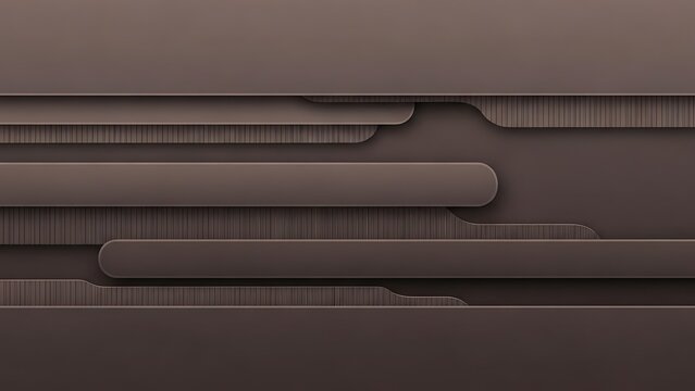 Abstract geometric background with textured stripes and brown hues - Powered by Adobe