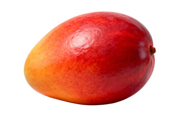 Fototapeta premium Ripe Red Mango Fruit Isolated on White Background