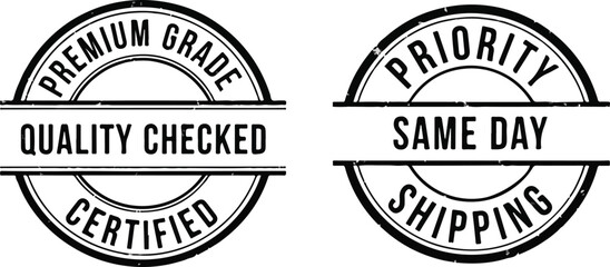 Quality Checked Premium Grade Badges.