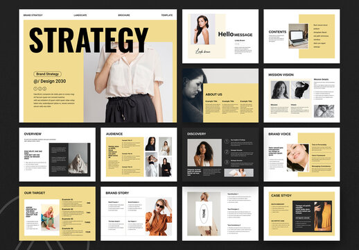 Brand Strategy Landscape Brochure Template