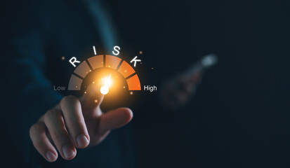 Risk manage, Business risk assessment, Business manager analysis investment, Safety control risk, Reduce crisis opportunity for financial investment, projects, planning.