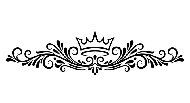 Black crown royal decorative border.