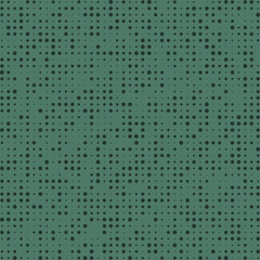 Different Sized Dots Green Halftone Pattern