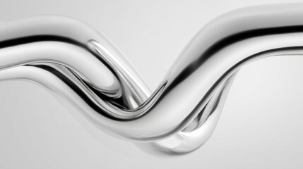 Symbolic Representation of Openness and Trust Through Smooth, Interconnected Surfaces Forming a Seamless Flow in a Minimalist Design