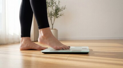 Modern digital fitness scale for accurate body measurement, health monitoring, and wellness tracking at home with sleek design and user-friendly features