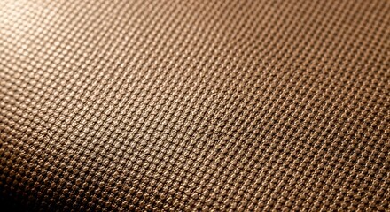 Fototapeta premium Textured brown fabric surface with a detailed repeating pattern.