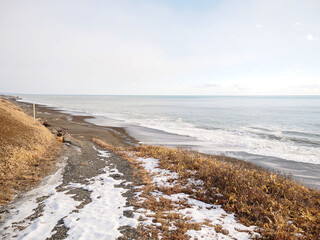 十勝ホロカヤントーの先にある浜