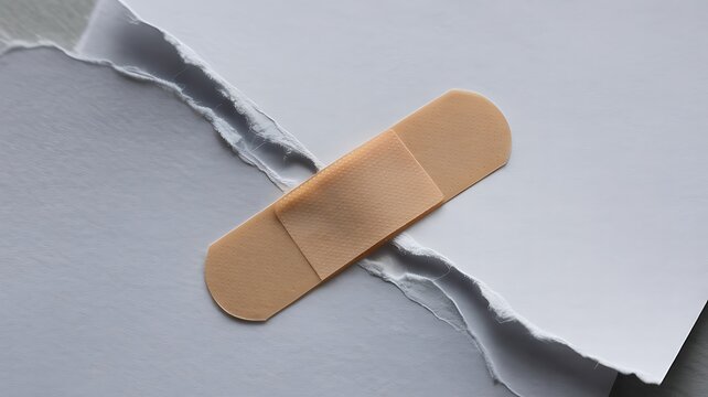 Healthcare wound protection adhesive plaster minimal style photo