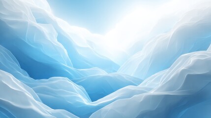 Cloud Computing Concept With Airy Layers and Soft White Light Creating a Serene Background for Modern Technology Applications and Ideas