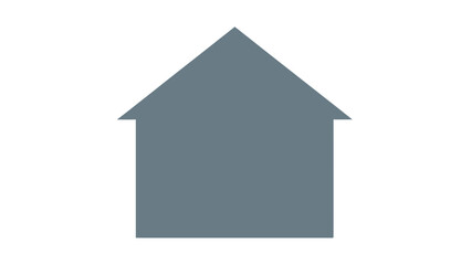 Simple House Icon Symbol - Minimalist Design